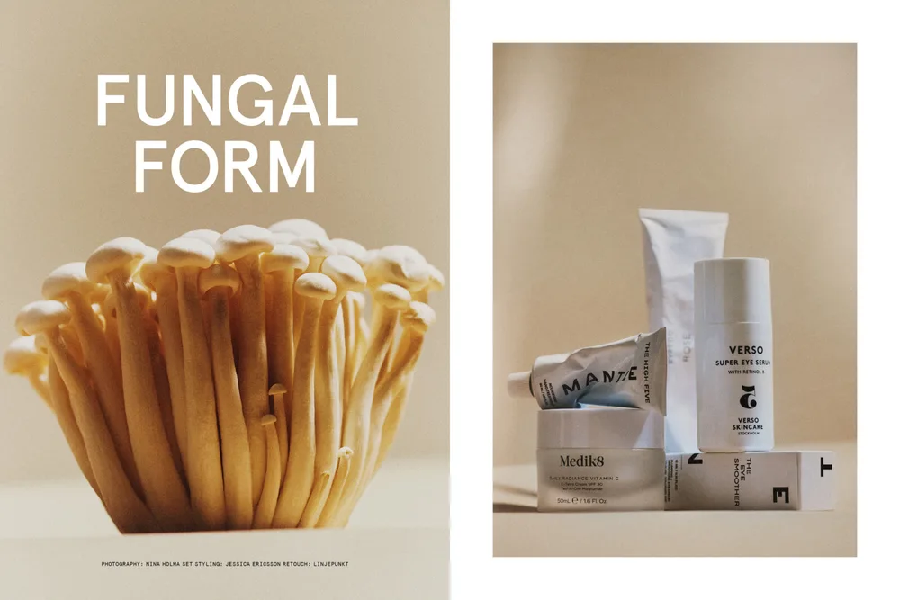 Skincare still life Fungal